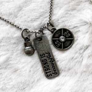 Strong is beautiful necklace
